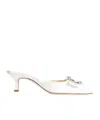 Manolo Blahnik Pointed-toe High-heeled Sandals In White