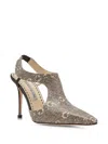 Manolo Blahnik Polignac Snakeskin-pattern Mules In Multi