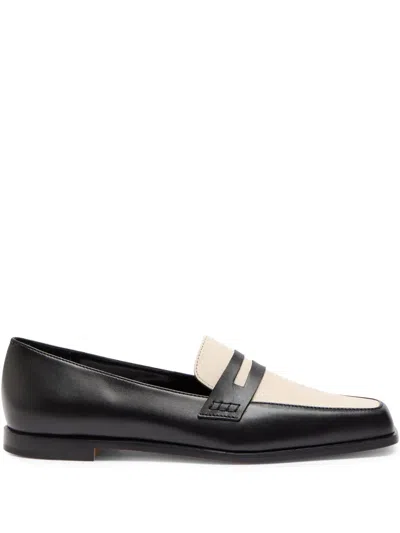 Manolo Blahnik Polonoff Loafers In Black