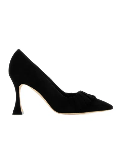 MANOLO BLAHNIK MANOLO BLAHNIK ESPANHI RUFFLED PUMPS