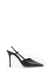 Manolo Blahnik Slingback High Heel Sandals In Black
