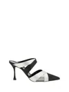 Manolo Blahnik Oyounak Pointed Toe Mules In Black
