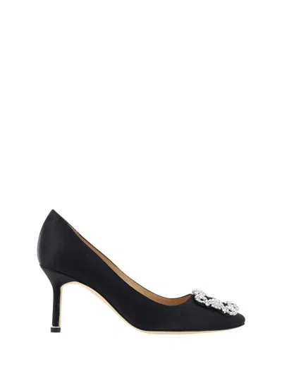 Manolo Blahnik Hangisi Pumps In Blck