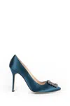 Manolo Blahnik Hangisi Pumps 105 In Animal Print