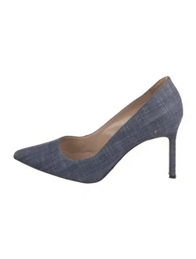 Pre-owned Manolo Blahnik Pumps In Blue