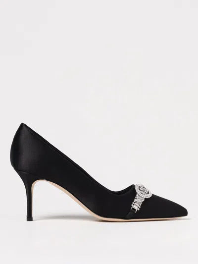 MANOLO BLAHNIK PUMPS MANOLO BLAHNIK WOMAN COLOR BLACK,G52575002