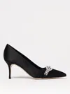Manolo Blahnik Pumps  Woman Color Black In Black