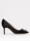 Manolo Blahnik Pumps  Woman Color Black In Black