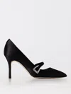 Manolo Blahnik With Heel In Schwarz