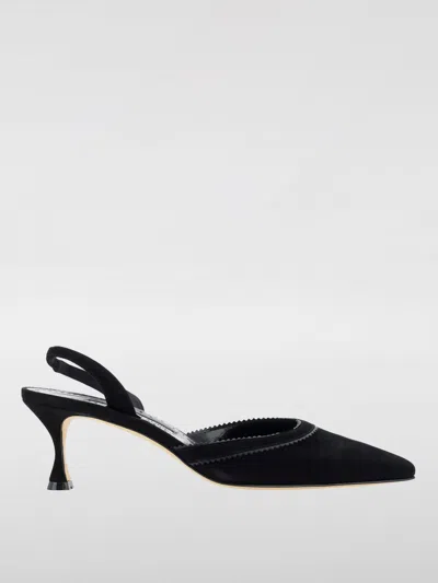 MANOLO BLAHNIK HIGH HEEL SHOES MANOLO BLAHNIK WOMAN COLOR BLACK,G99369002