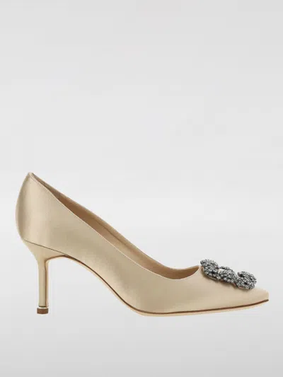 Manolo Blahnik Pumps In Champagne