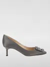 Manolo Blahnik Hangisi Pumps In Grau