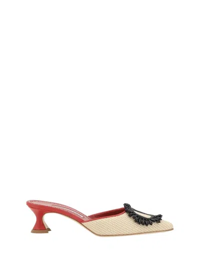 Manolo Blahnik Pumps In Multicolour