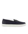 Manolo Blahnik Ellisa Leather Casual Penny Loafers In Black