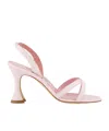 Manolo Blahnik Round Toe High Heel Sandals