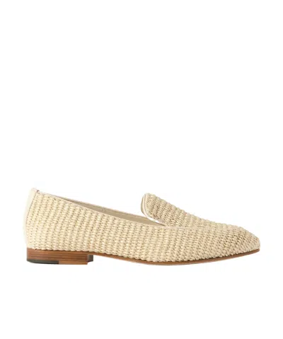 Manolo Blahnik Round Toe Loafers In Multi