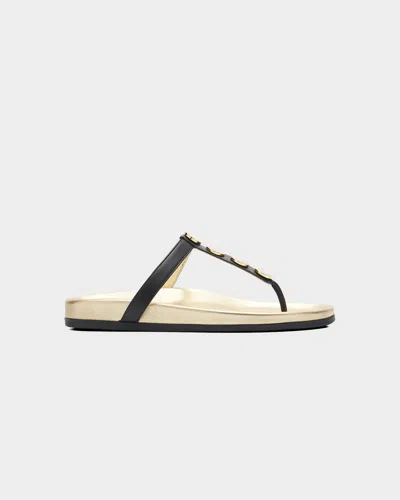 Manolo Blahnik Ruja Studded Leather T-strap Sandals In Black