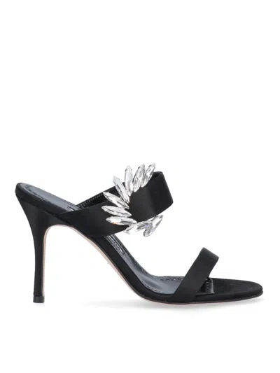 Manolo Blahnik Sandalias - Chivela In Negro
