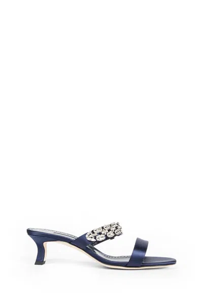 Manolo Blahnik Sakotam Sandals 050 In Animal Print