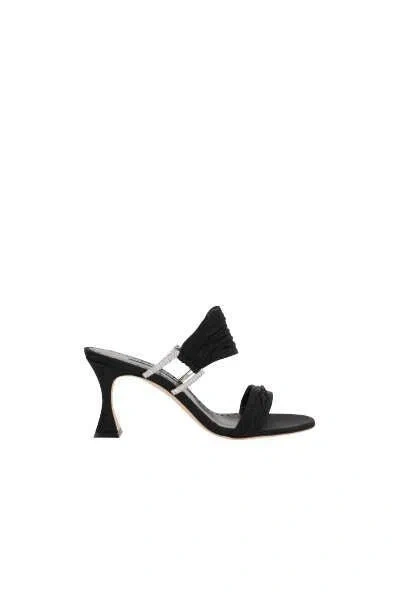 Manolo Blahnik Sandals In Black