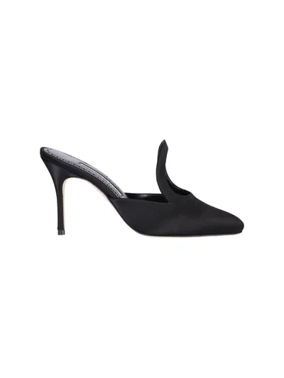 Manolo Blahnik Chinelas - Fugati In Black