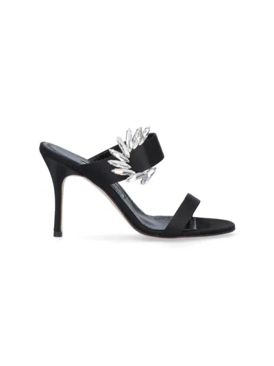 Manolo Blahnik Sandals In Black