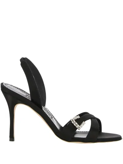Manolo Blahnik Sandals In Black