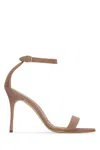 Manolo Blahnik Chaos Suede Sandals With Open Toe And Stiletto Heel In Dnud