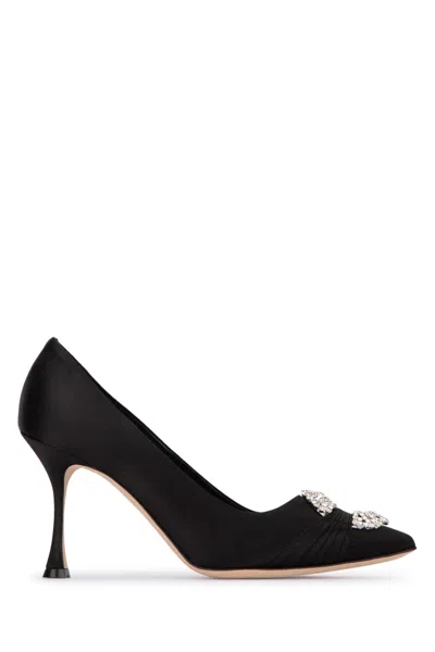 Manolo Blahnik Scarpe Con Tacco Maidapump4231783 Blck