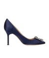 Manolo Blahnik Scorpion Hangisi Pumps In Black