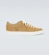 Manolo Blahnik Semanado Leather Sneakers In White