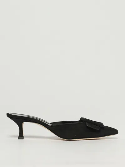 Manolo Blahnik Shoes  Woman Color Black
