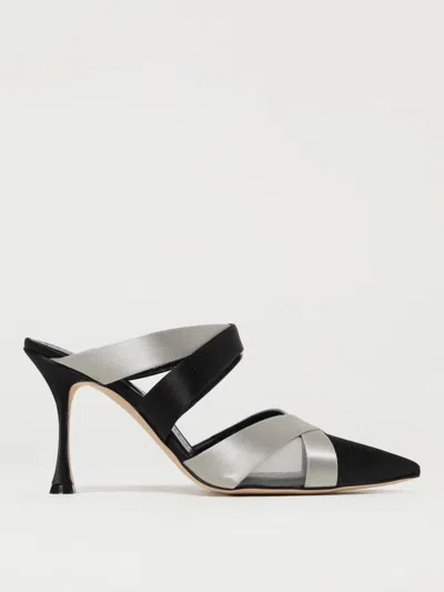 MANOLO BLAHNIK SHOES MANOLO BLAHNIK WOMAN COLOR BLACK,G52568002