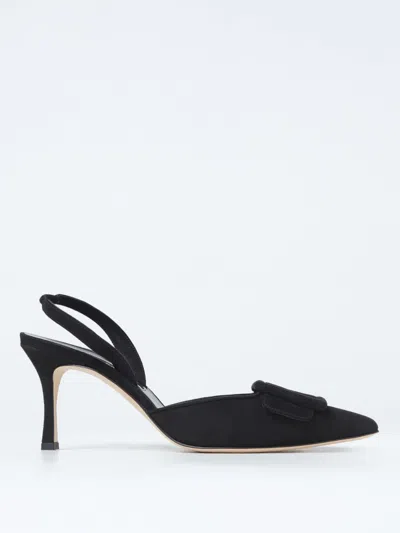 MANOLO BLAHNIK PUMP MANOLO BLAHNIK WOMAN COLOR BLACK,413999002