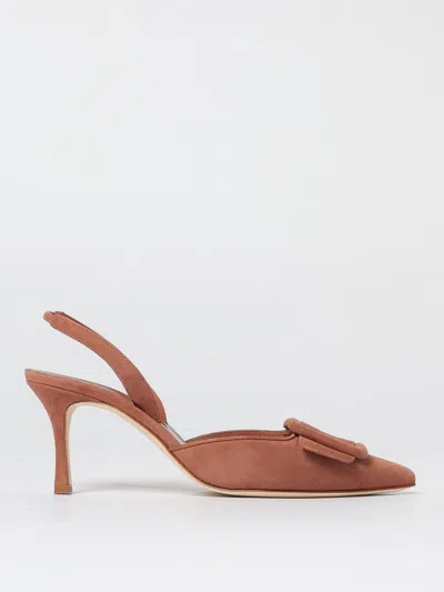 MANOLO BLAHNIK PUMP MANOLO BLAHNIK WOMAN COLOR CAMEL,432550042