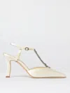 Manolo Blahnik Touki 70 Leather Slingback Pumps In White