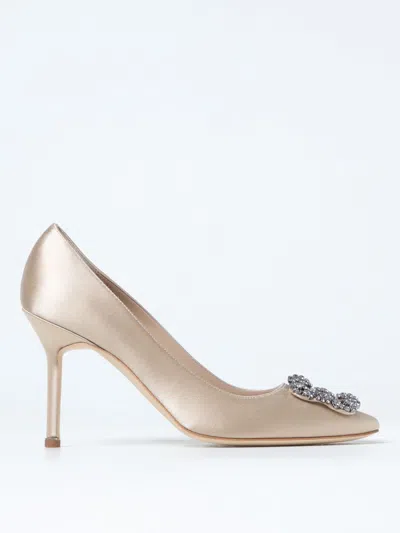MANOLO BLAHNIK PUMP MANOLO BLAHNIK WOMAN COLOR NUDE,413997226