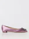 Manolo Blahnik Shoes  Woman Color Orchid In Pink