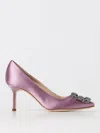 Manolo Blahnik Pumps  Woman Color Orchid In Orchidee