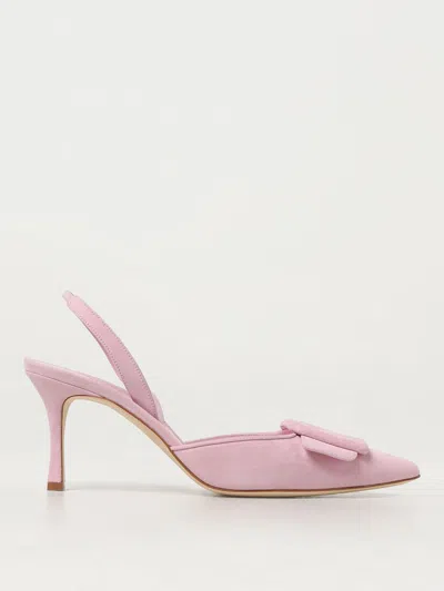 Manolo Blahnik Shoes  Woman Color Pink