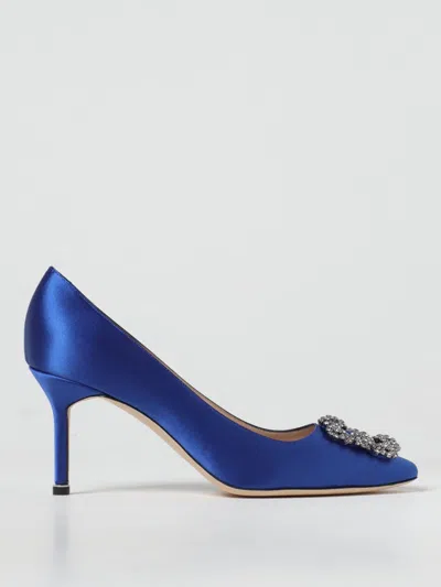 Manolo Blahnik Shoes  Woman Color Royal Blue