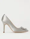Manolo Blahnik Pumps  Woman Color White In Neutral