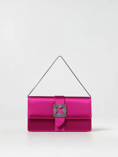 Manolo Blahnik Shoulder Bag  Woman Color Cyclamen