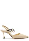Manolo Blahnik Sidi 70 Leather Sandals In Multi