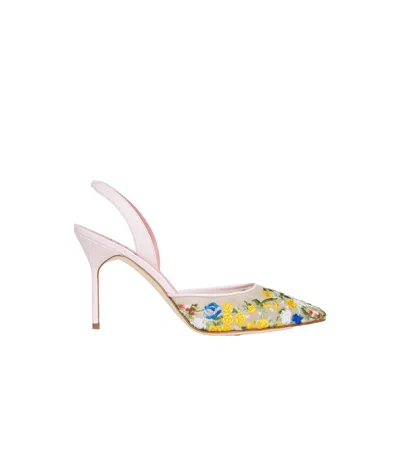 Manolo Blahnik Slingback High Heel Sandals