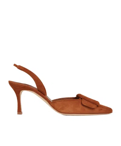Manolo Blahnik Slingback High Heel Sandals