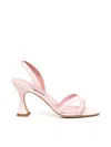 Manolo Blahnik Crossover-strap Slingback Sandals