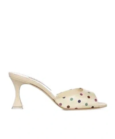 Manolo Blahnik Slip On Heeled Sandals In Animal Print