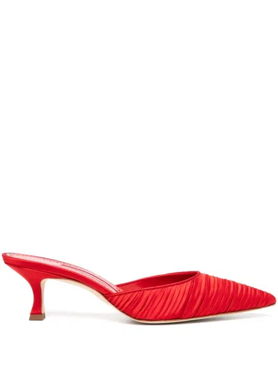 MANOLO BLAHNIK SLIP-ON STYLE MULES