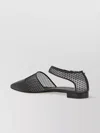 Manolo Blahnik Jatelahflat Leather Pointed-toe Flats